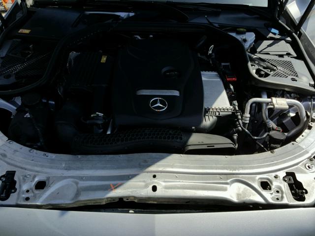 55SWF4KB4FU019822 - 2015 MERCEDES-BENZ C 300 4MAT SILVER photo 7