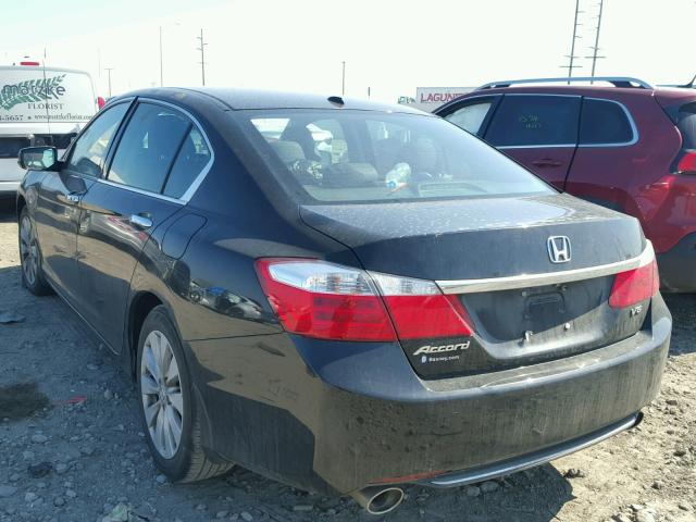 1HGCR3F87FA019912 - 2015 HONDA ACCORD EXL GRAY photo 3