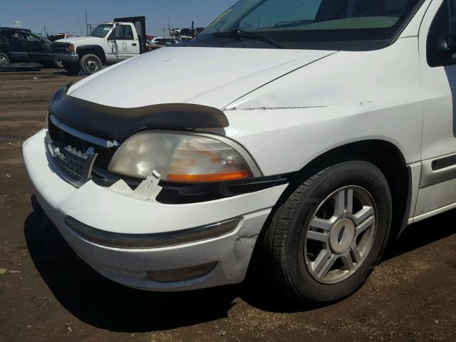 2FMDA52471BA32676 - 2001 FORD WINDSTAR S WHITE photo 9