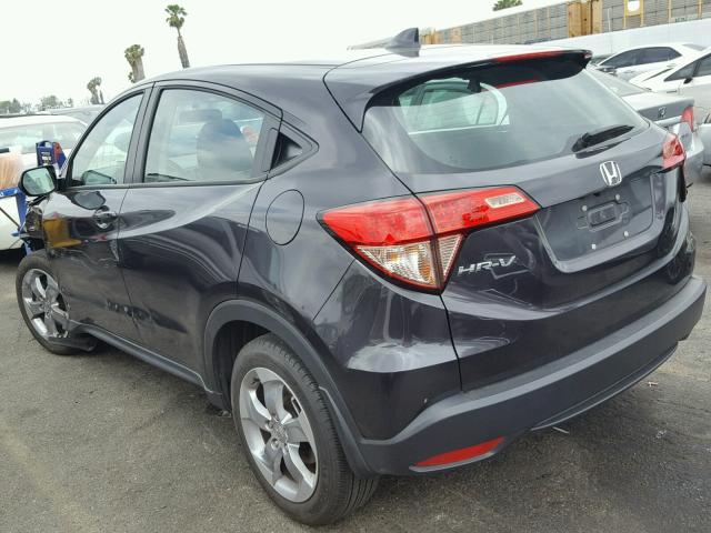 3CZRU5H30GM756291 - 2016 HONDA HR-V LX BLACK photo 3