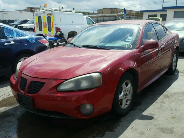 2G2WP552X61280086 - 2006 PONTIAC GRAND PRIX RED photo 2