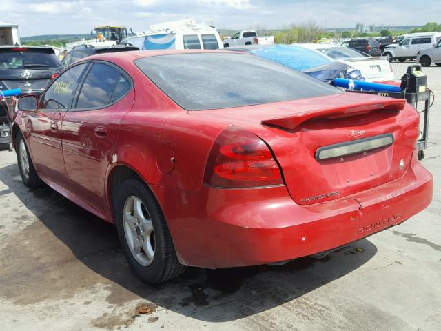 2G2WP552X61280086 - 2006 PONTIAC GRAND PRIX RED photo 3