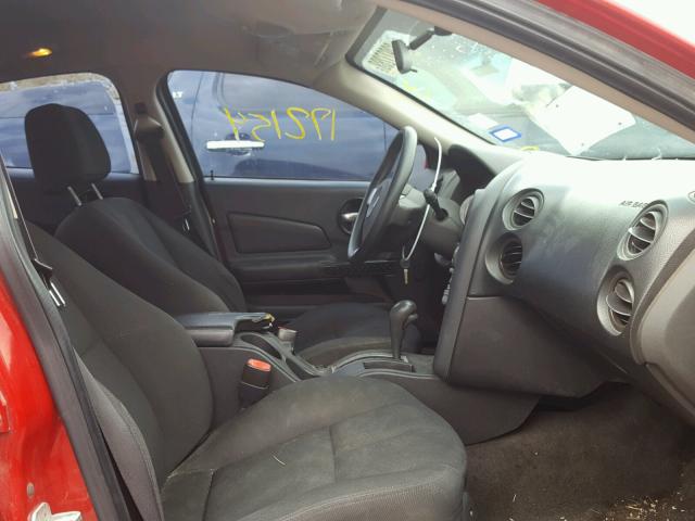 2G2WP552X61280086 - 2006 PONTIAC GRAND PRIX RED photo 5