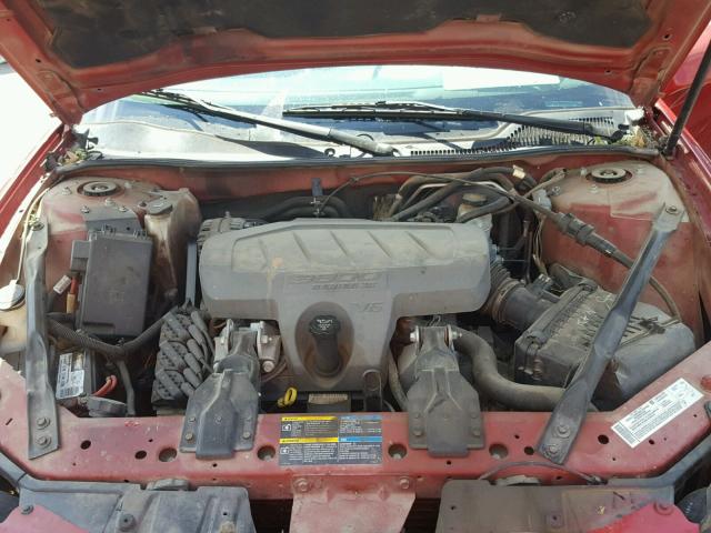2G2WP552X61280086 - 2006 PONTIAC GRAND PRIX RED photo 7