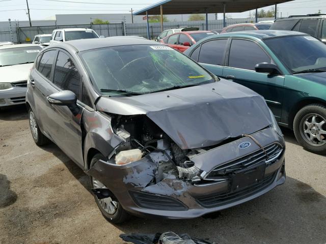 3FADP4EEXEM171602 - 2014 FORD FIESTA SE GRAY photo 1