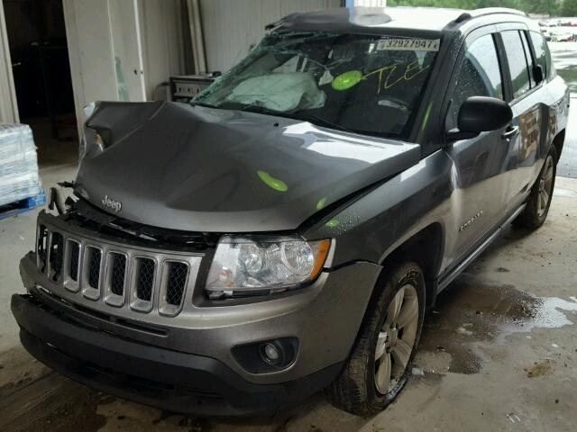 1C4NJCBA6CD618110 - 2012 JEEP COMPASS SP GRAY photo 2