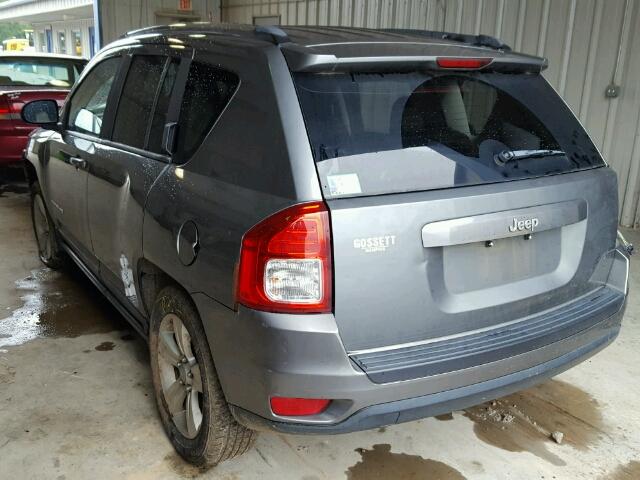 1C4NJCBA6CD618110 - 2012 JEEP COMPASS SP GRAY photo 3