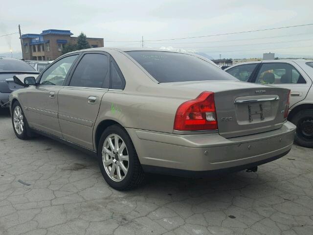 YV1TH59H141372436 - 2004 VOLVO S80 2.5T GOLD photo 3