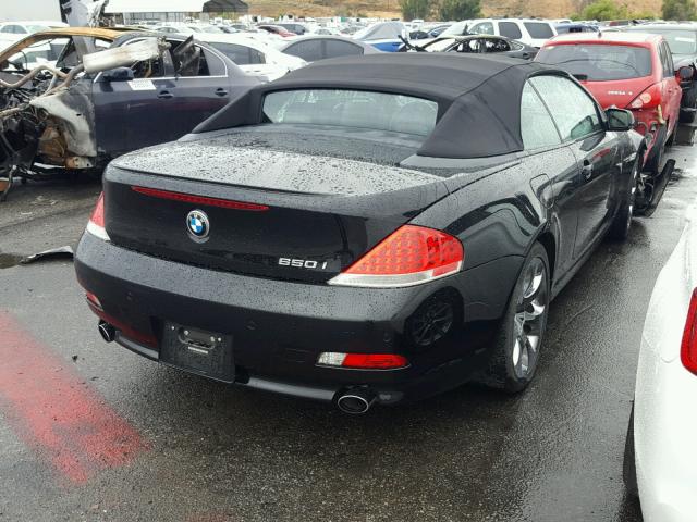 WBAEK13537CN81772 - 2007 BMW 650 I BLACK photo 4