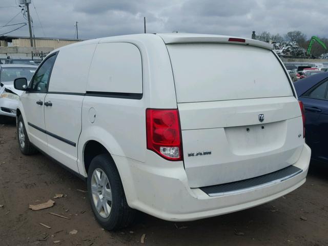 2C4JDGAG9CR340481 - 2012 DODGE RAM VAN WHITE photo 3