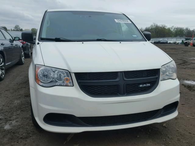 2C4JDGAG9CR340481 - 2012 DODGE RAM VAN WHITE photo 9