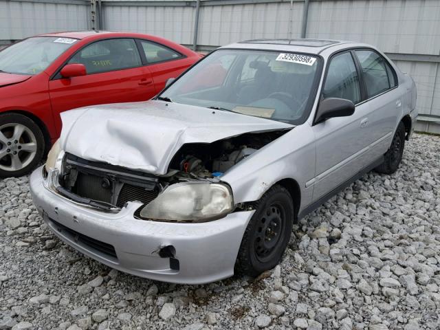 2HGEJ6613XH510825 - 1999 HONDA CIVIC BASE Gümüş foto 2