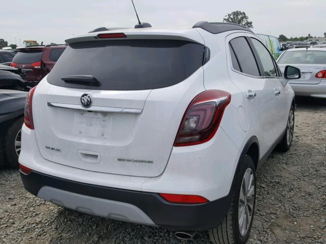 KL4CJASB3HB147048 - 2017 BUICK ENCORE PRE WHITE photo 4