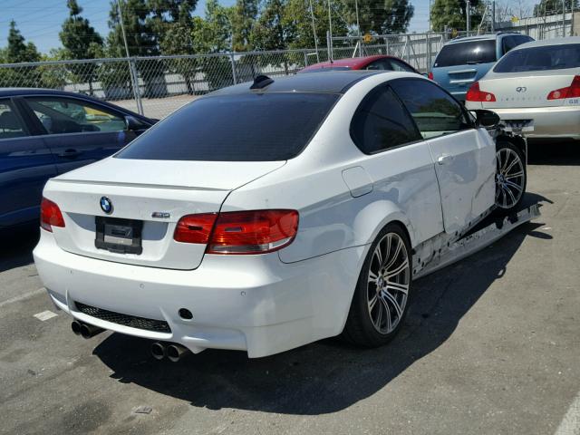 WBSWD93558PY39129 - 2008 BMW M3 WHITE photo 4
