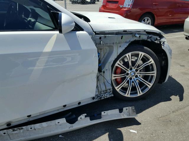 WBSWD93558PY39129 - 2008 BMW M3 WHITE photo 9