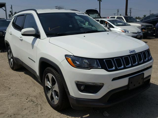 3C4NJCBB5HT632820 - 2017 JEEP COMPASS LA WHITE photo 1