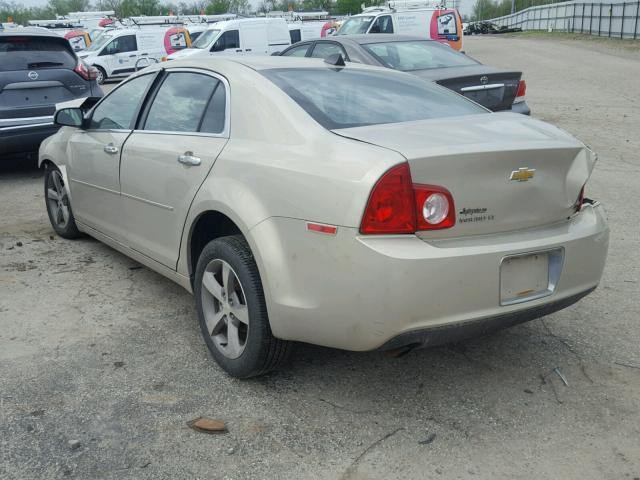 1G1ZC5E03CF197776 - 2012 CHEVROLET MALIBU 1LT 奶油色 照片 3