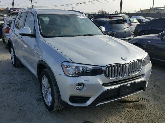 5UXWZ7C30H0X42343 - 2017 BMW X3 SDRIVE2 SILVER photo 1