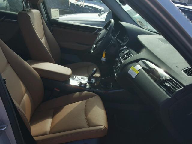 5UXWZ7C30H0X42343 - 2017 BMW X3 SDRIVE2 SILVER photo 5