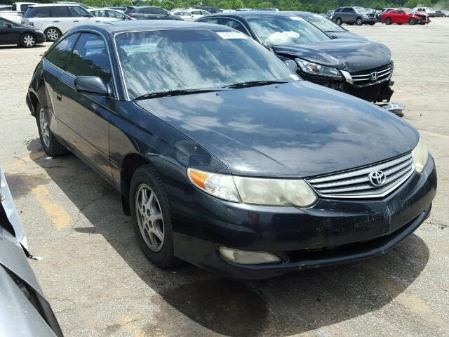 2T1CE22P62C003692 - 2002 TOYOTA CAMRY SOLA BLACK photo 1