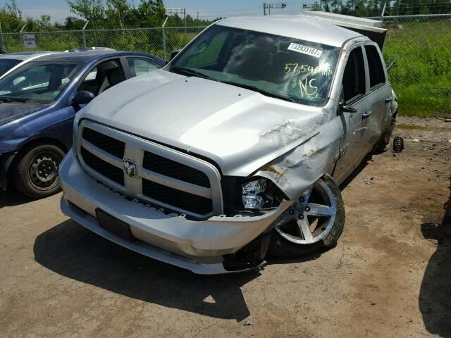 1C6RR7KT7FX717285 - 2015 RAM RAM TRUCK GRAY photo 2