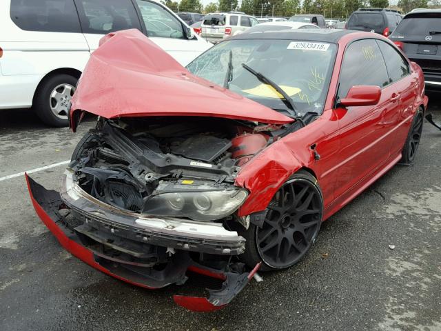 WBABD53494PL14989 - 2004 BMW 330 CI RED photo 2