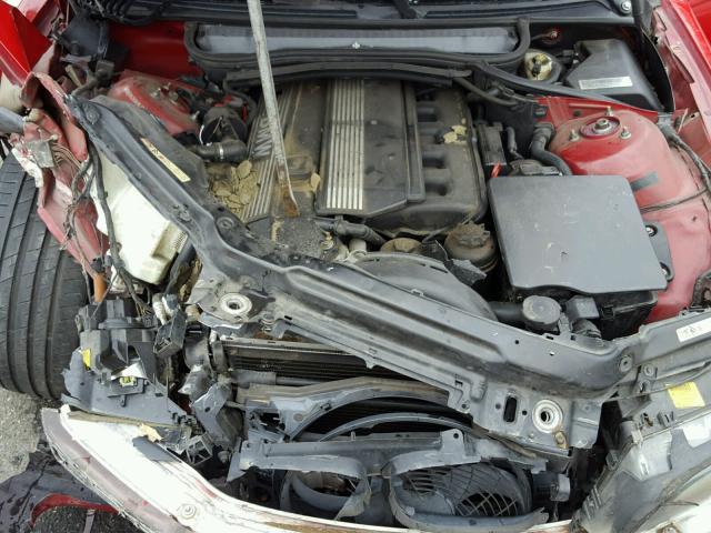 WBABD53494PL14989 - 2004 BMW 330 CI RED photo 7