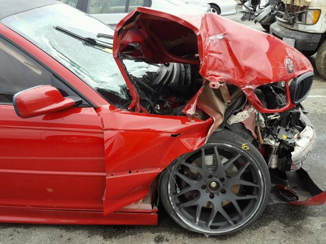 WBABD53494PL14989 - 2004 BMW 330 CI RED photo 9
