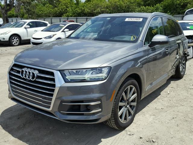 WA1VAAF71HD040227 - 2017 AUDI Q7 PRESTIG SILVER photo 2