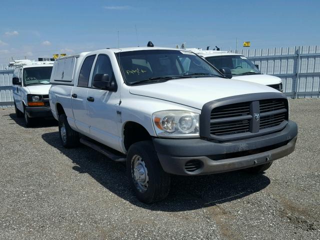 3D7KS28D28G228181 - 2008 DODGE RAM 2500 S WHITE photo 1