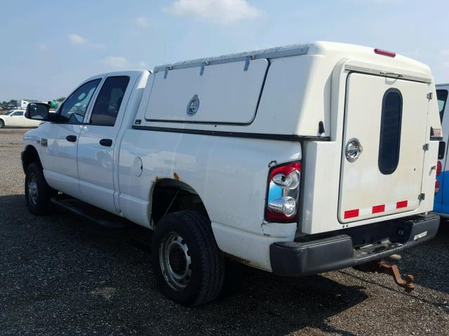3D7KS28D28G228181 - 2008 DODGE RAM 2500 S WHITE photo 3