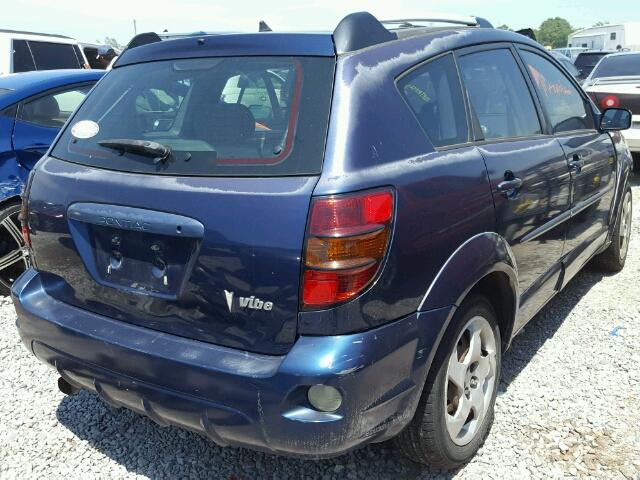 5Y2SL63895Z420427 - 2005 PONTIAC VIBE BLUE photo 4