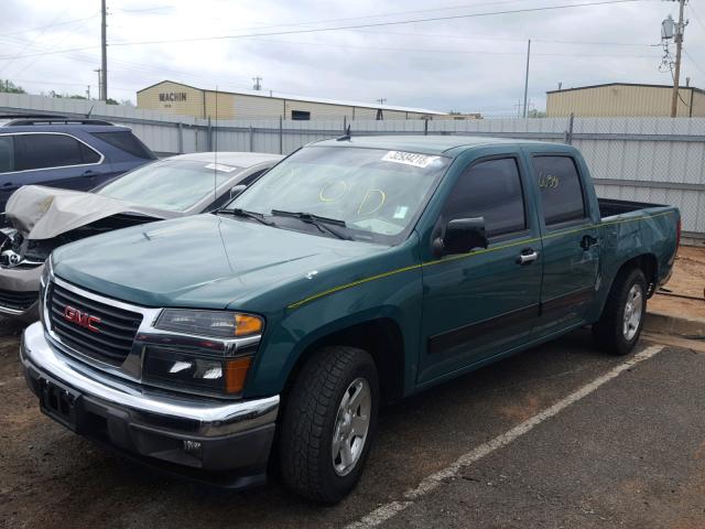 1GTD5MF96B8107171 - 2011 GMC CANYON SLE GREEN photo 2