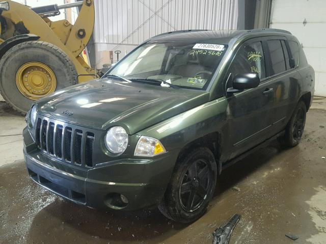 1J8FT47W98D790754 - 2008 JEEP COMPASS SP GREEN photo 2