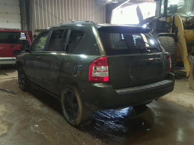 1J8FT47W98D790754 - 2008 JEEP COMPASS SP GREEN photo 3