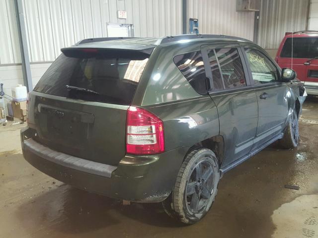 1J8FT47W98D790754 - 2008 JEEP COMPASS SP GREEN photo 4