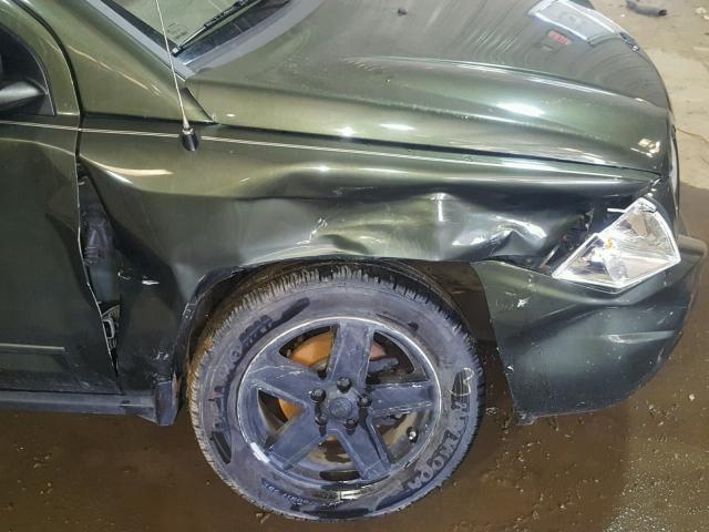 1J8FT47W98D790754 - 2008 JEEP COMPASS SP GREEN photo 9