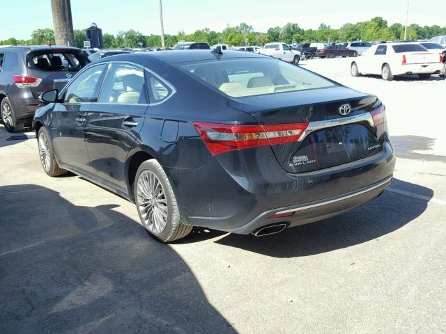 4T1BK1EB0GU230011 - 2016 TOYOTA AVALON XLE BLACK photo 3