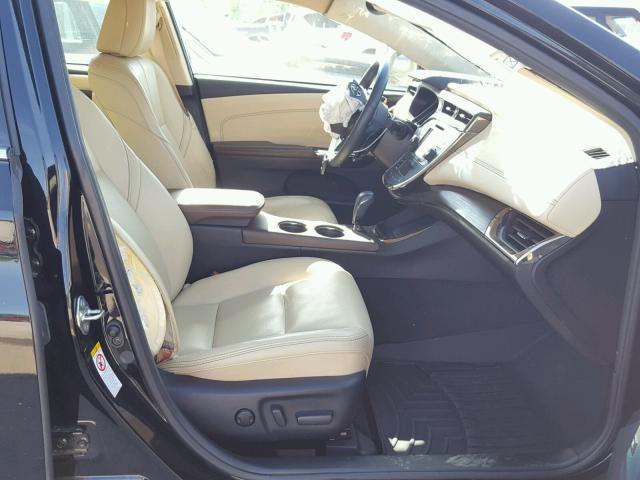 4T1BK1EB0GU230011 - 2016 TOYOTA AVALON XLE BLACK photo 5