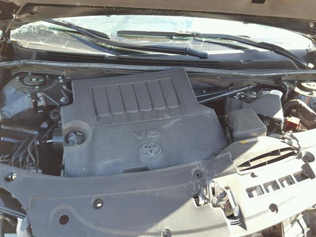 4T1BK1EB0GU230011 - 2016 TOYOTA AVALON XLE BLACK photo 7