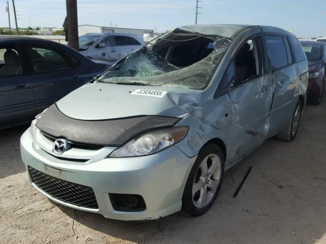 JM1CR293570140468 - 2007 MAZDA 5 GREEN photo 2