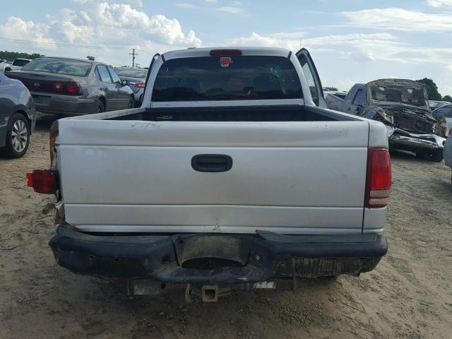 1D7FL16K24S568251 - 2004 DODGE DAKOTA SXT SILVER photo 6