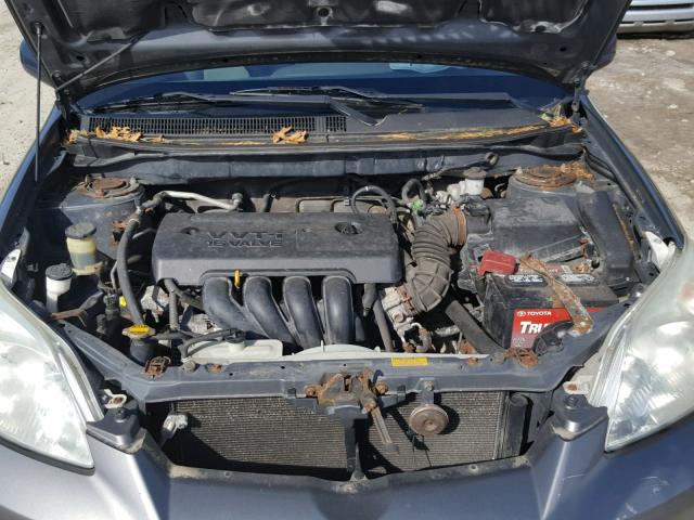 2T1KR32EX5C411556 - 2005 TOYOTA COROLLA MA GRAY photo 7