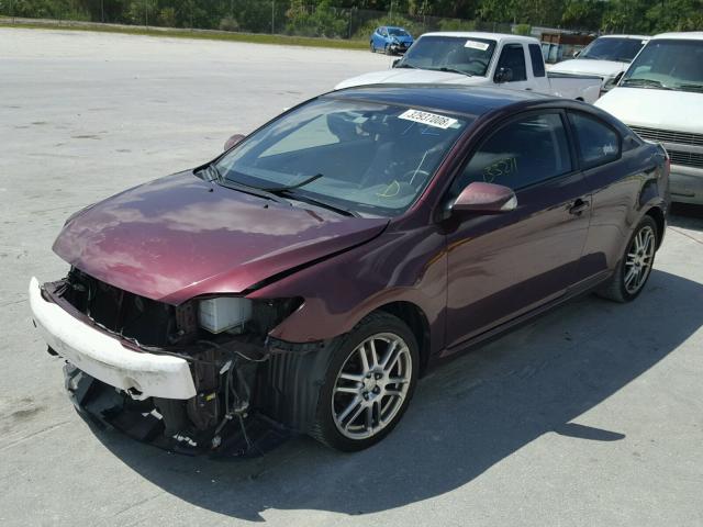 JTKDE177350039130 - 2005 TOYOTA SCION TC 勃艮第红 照片 2