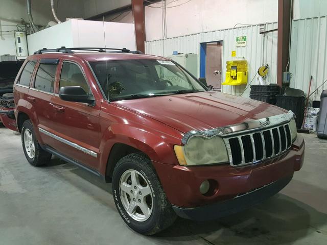 1J4HS58N85C696732 - 2005 JEEP GRAND CHER RED photo 1