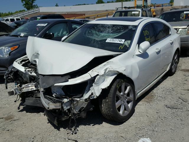 19UUA8F55EA006928 - 2014 ACURA TL TECH WHITE photo 2