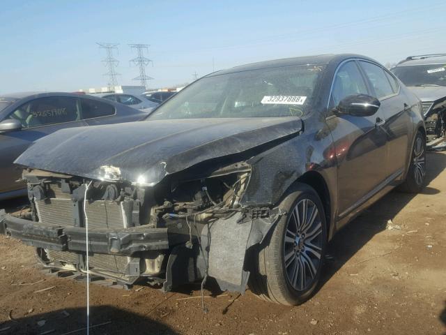 KNALN4D79E5159278 - 2014 KIA CADENZA PR BLACK photo 2