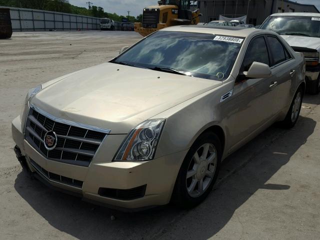 1G6DF577980178696 - 2008 CADILLAC CTS BEIGE photo 2