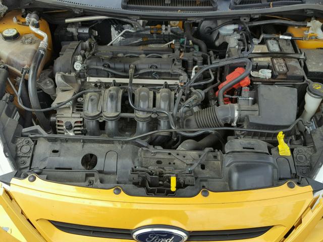 3FADP4FJ1DM154133 - 2013 FORD FIESTA TIT YELLOW photo 7