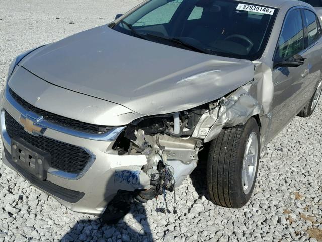 1G11B5SL7EF153412 - 2014 CHEVROLET MALIBU LS 银色 照片 9